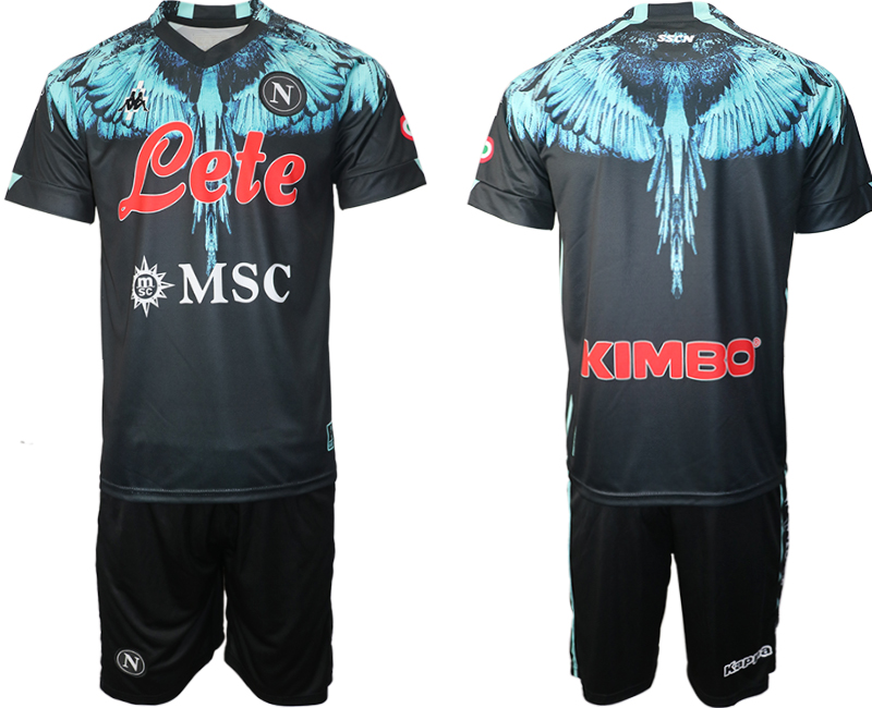 Napoli Kappa x Marcelo Burlon Kit name&number 2021/22 Soccer Kit